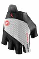 CASTELLI Kolesarske rokavice s kratkimi prsti - ROSSO CORSA PRO V - bela