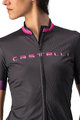 CASTELLI Kolesarski dres s kratkimi rokavi - GRADIENT LADY - antracit