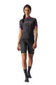 CASTELLI Kolesarski dres s kratkimi rokavi - GRADIENT LADY - antracit
