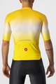 CASTELLI Kolesarski dres kratek rokav in kratke hlače - AERO RACE 6.0 - rumena/črna