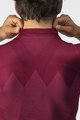 CASTELLI Kolesarski dres s kratkimi rokavi - A TUTTA - bordo