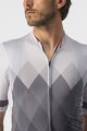 CASTELLI Kolesarski dres s kratkimi rokavi - A TUTTA - bela/siva
