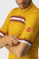 CASTELLI Kolesarski dres s kratkimi rokavi - GRIMPEUR - rumena