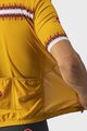 CASTELLI Kolesarski dres s kratkimi rokavi - GRIMPEUR - rumena