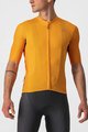 CASTELLI Kolesarski dres kratek rokav in kratke hlače - ENDURANCE ELITE - oranžna/črna