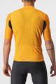CASTELLI Kolesarski dres kratek rokav in kratke hlače - ENDURANCE ELITE - oranžna/črna