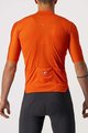 CASTELLI Kolesarski dres kratek rokav in kratke hlače - PROLOGO VII - slonovina/črna/oranžna