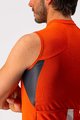 CASTELLI Kolesarski dres brez rokavov - ENTRATA VI - siva/oranžna
