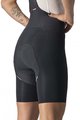 CASTELLI Kolesarske kratke hlače z naramnicami - FREE AERO RC LADY - črna
