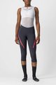 CASTELLI Kolesarske 3/4 hlače brez naramnic - VELOCISSIMA 3 LADY - rožnata/siva