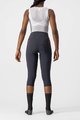 CASTELLI Kolesarske 3/4 hlače brez naramnic - VELOCISSIMA 3 LADY - rožnata/siva