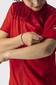 CASTELLI Kolesarski dres s kratkimi rokavi - NEO PROLOGO KIDS - rdeča