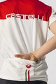 CASTELLI Kolesarski dres s kratkimi rokavi - NEO PROLOGO KIDS - rdeča/bela