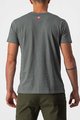 CASTELLI Kolesarska  majica s kratkimi rokavi - VENTAGLIO TEE - siva