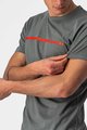 CASTELLI Kolesarska  majica s kratkimi rokavi - VENTAGLIO TEE - siva