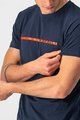 CASTELLI Kolesarska  majica s kratkimi rokavi - VENTAGLIO TEE - modra