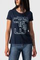 CASTELLI Kolesarska  majica s kratkimi rokavi - BELLAGIO TEE LADY - modra