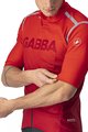 CASTELLI Kolesarski dres s kratkimi rokavi - GABBA ROS SPECIAL  - rdeča