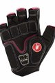 CASTELLI Kolesarske rokavice s kratkimi prsti - DOLCISSIMA 2 LADY - rdeča