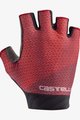 CASTELLI Kolesarske rokavice s kratkimi prsti - ROUBAIX GEL 2 LADY - bordo