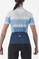 CASTELLI Kolesarski dres s kratkimi rokavi - DOLCE LADY - modra/svetlo modra