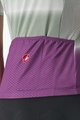 CASTELLI Kolesarski dres s kratkimi rokavi - DOLCE LADY - vijolična