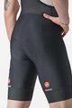 CASTELLI Kolesarske kratke hlače z naramnicami - ENTRATA 2 - črna