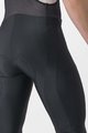 CASTELLI Kolesarske kratke hlače z naramnicami - ENTRATA 2 3/4 - črna