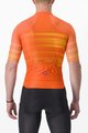 CASTELLI Kolesarski dres s kratkimi rokavi - CLIMBER'S 3.0 - oranžna