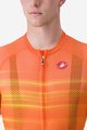 CASTELLI Kolesarski dres s kratkimi rokavi - CLIMBER'S 3.0 - oranžna