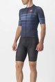 CASTELLI Kolesarski dres s kratkimi rokavi - CLIMBER'S 3.0 - modra