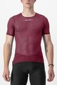CASTELLI Kolesarska  majica s kratkimi rokavi - PRO MESH 2.0 - bordo