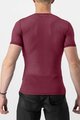 CASTELLI Kolesarska  majica s kratkimi rokavi - PRO MESH 2.0 - bordo