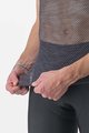 CASTELLI Kolesarska  majica brez rokavov - MIRACOLO WOOL - siva