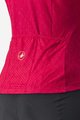 CASTELLI Kolesarski dres s kratkimi rokavi - PEZZI LADY - rdeča