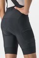 CASTELLI Kolesarske kratke hlače z naramnicami - UNLIMITED CARGO LADY - črna