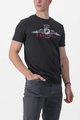 CASTELLI Kolesarska  majica s kratkimi rokavi - ARMANDO 2 TEE - črna