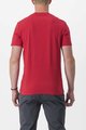 CASTELLI Kolesarska  majica s kratkimi rokavi - FINALE TEE - rdeča