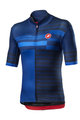 CASTELLI Kolesarski dres s kratkimi rokavi - MID WEIGHT PRO - modra