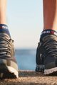 COMPRESSPORT Kolesarske nizke nogavice - PRO RACING 4.0 RUN - modra