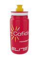 ELITE Kolesarska steklenica za vodo - FLY COFIDIS 550ml - bela/rdeča
