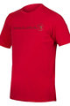 Kolesarska  majica s kratkimi rokavi - SINGLETRACK MERINO - rdeča