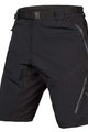 Kolesarske kratke hlače brez naramnic - HUMMVEE II  - črna