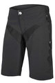 Kolesarske kratke hlače brez naramnic - SINGLETRACK - črna