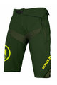 Kolesarske kratke hlače brez naramnic - MT500 BURNER II - zelena
