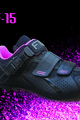 FLR Kolesarski čevlji - F15 - rožnata/črna