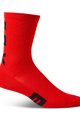 FOX Kolesarske klasične nogavice - FLEXAIR MERINO - rdeča