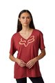 FOX Kolesarska  majica s kratkimi rokavi - BOUNDARY LADY - rdeča
