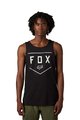 FOX Kolesarska majica brez rokavov - SHIELD - črna