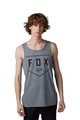 FOX Kolesarska majica brez rokavov - SHIELD - siva